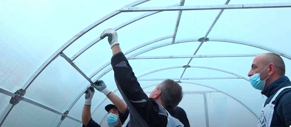 Greenhouses for Artsakh displaced people
